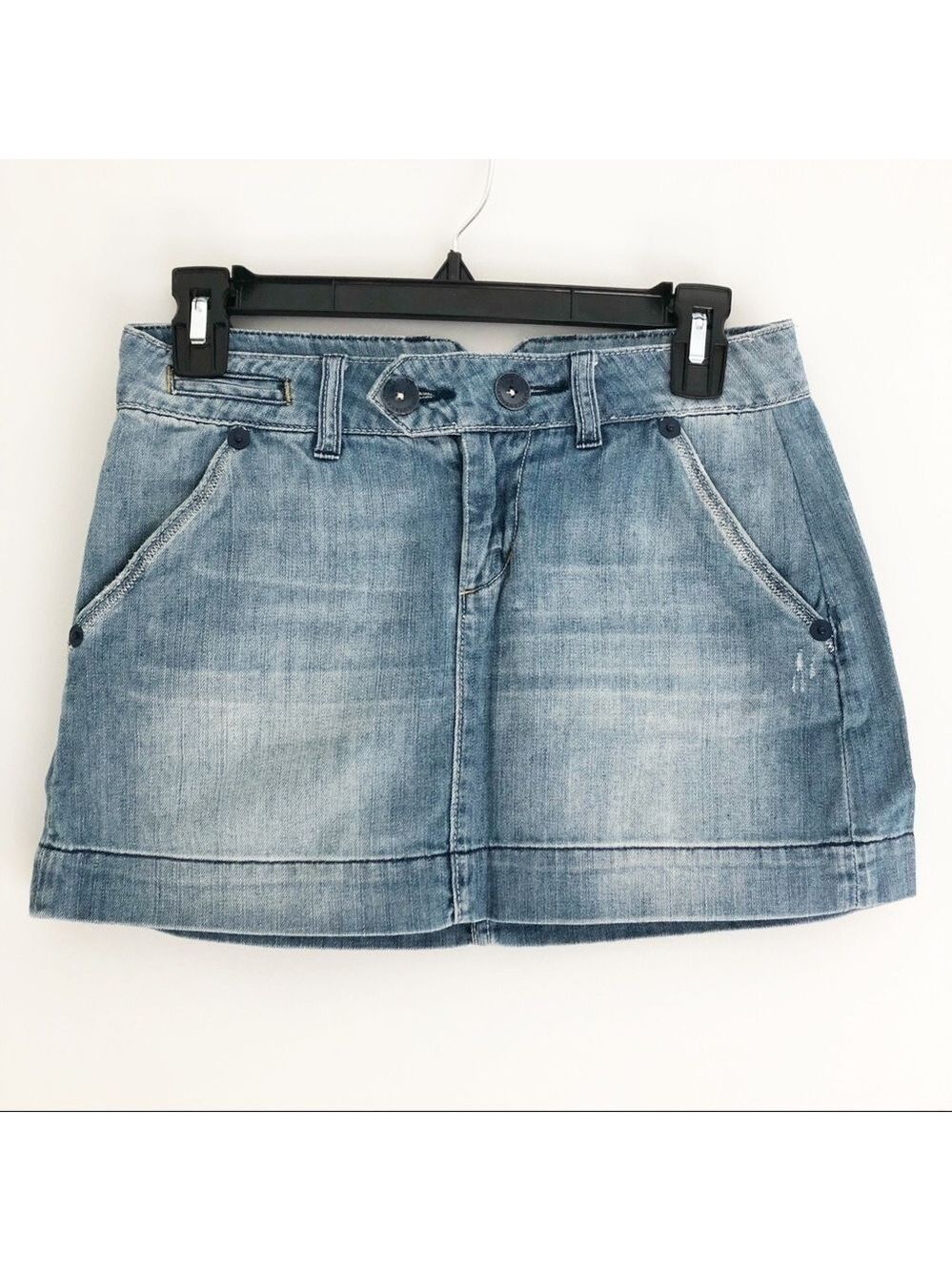 American Eagle Jean/Denim Mini Skirt Size 0